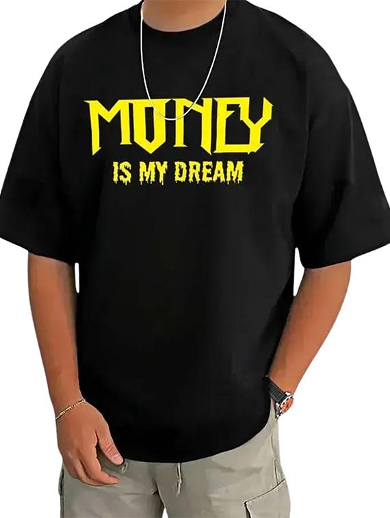 men back & front print short sleeve oversized t-shirt - 22027429 - Standard Image - 2