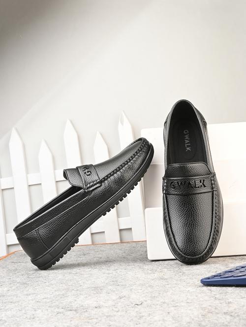 men black slip on loafer - 22027435 -  Standard Image - 0
