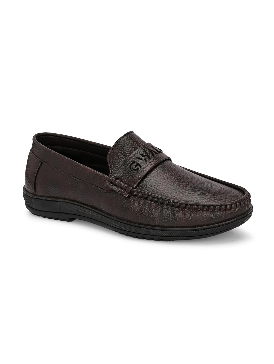 men brown slip on loafer - 22027436 - Standard Image - 2