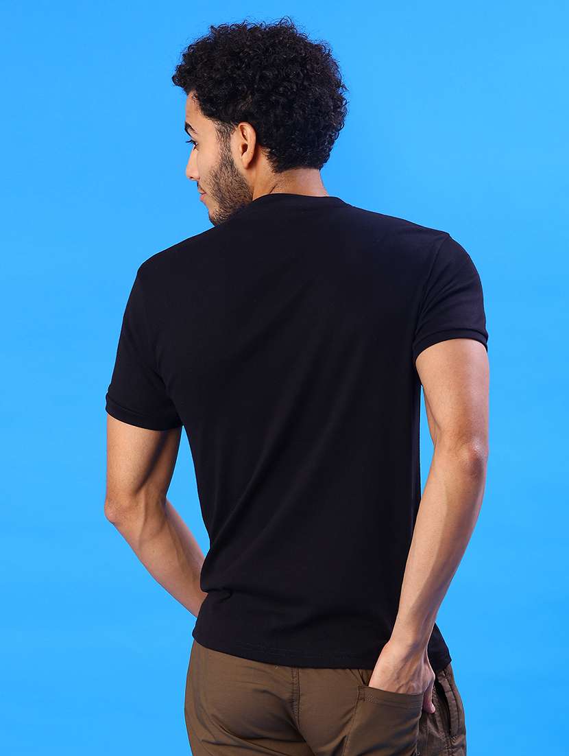 men solid short sleeve regular fit t-shirt - 22027783 -  Standard Image - 2