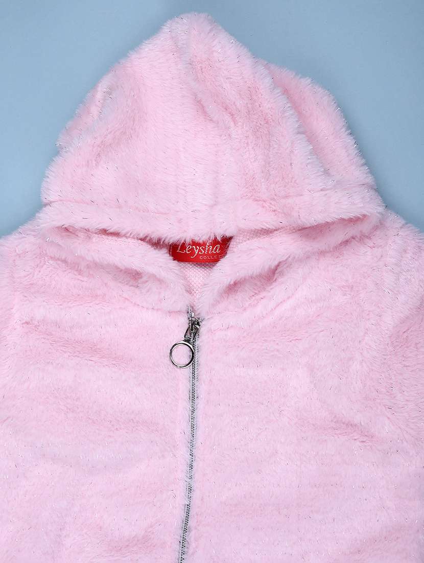 girls solid long sleeve sweatshirt - 22027912 -  Standard Image - 2