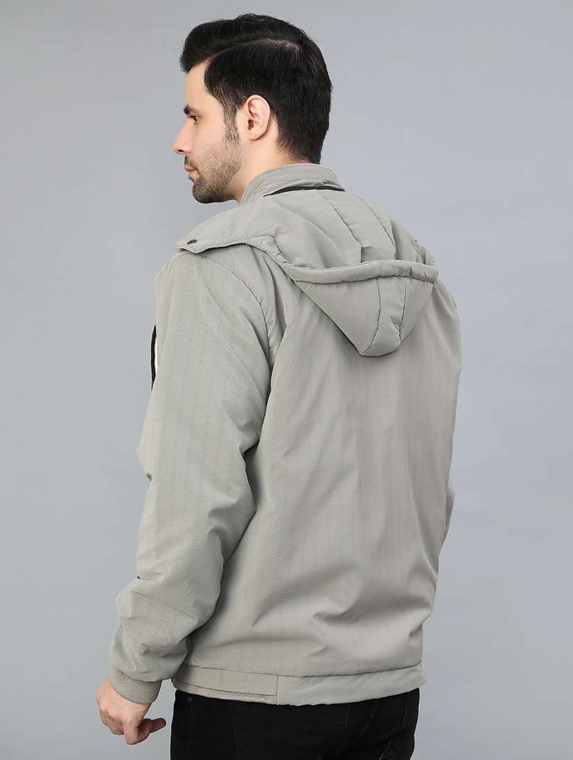 men striped long sleeve lightweight bomber jacket - 22027925 -  Standard Image - 2