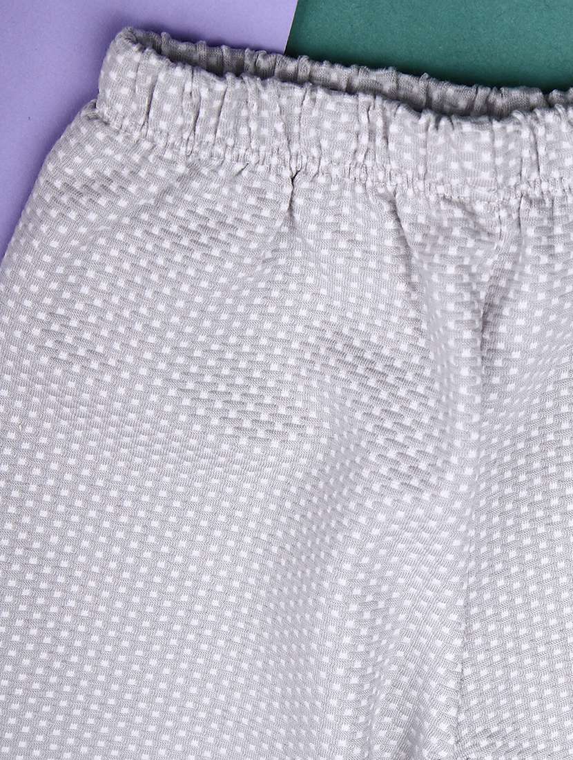 girls printed round neck full length set - 22028035 -  Standard Image - 2