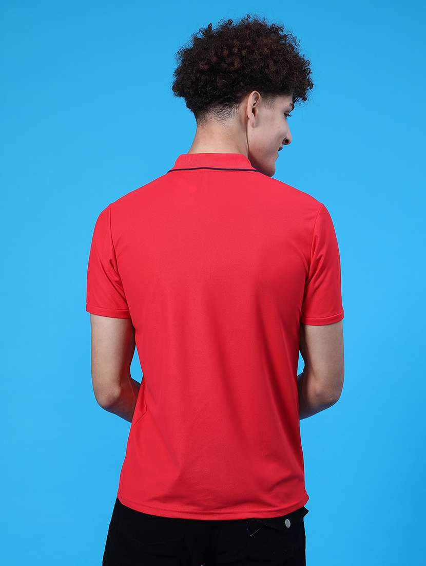 men solid short sleeve regular fit polo t-shirt - 22028050 -  Standard Image - 2