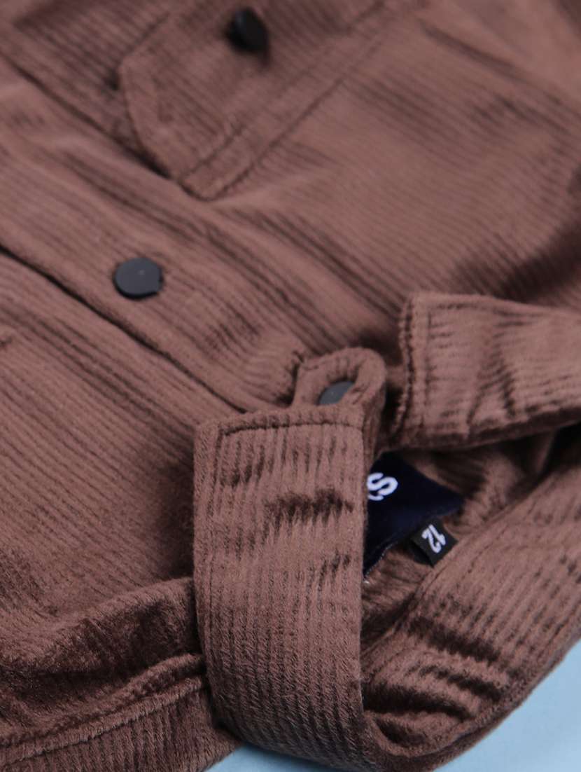 boys solid long sleeve casual shirt - 22028262 -  Standard Image - 2