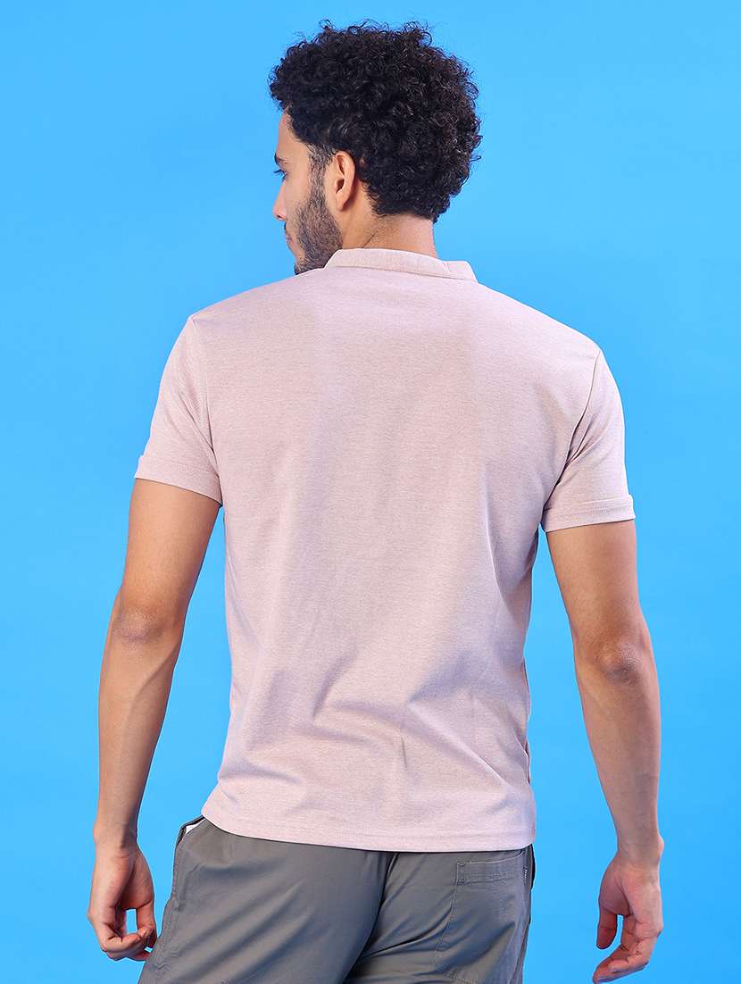 men solid short sleeve regular fit t-shirt - 22028294 -  Standard Image - 2