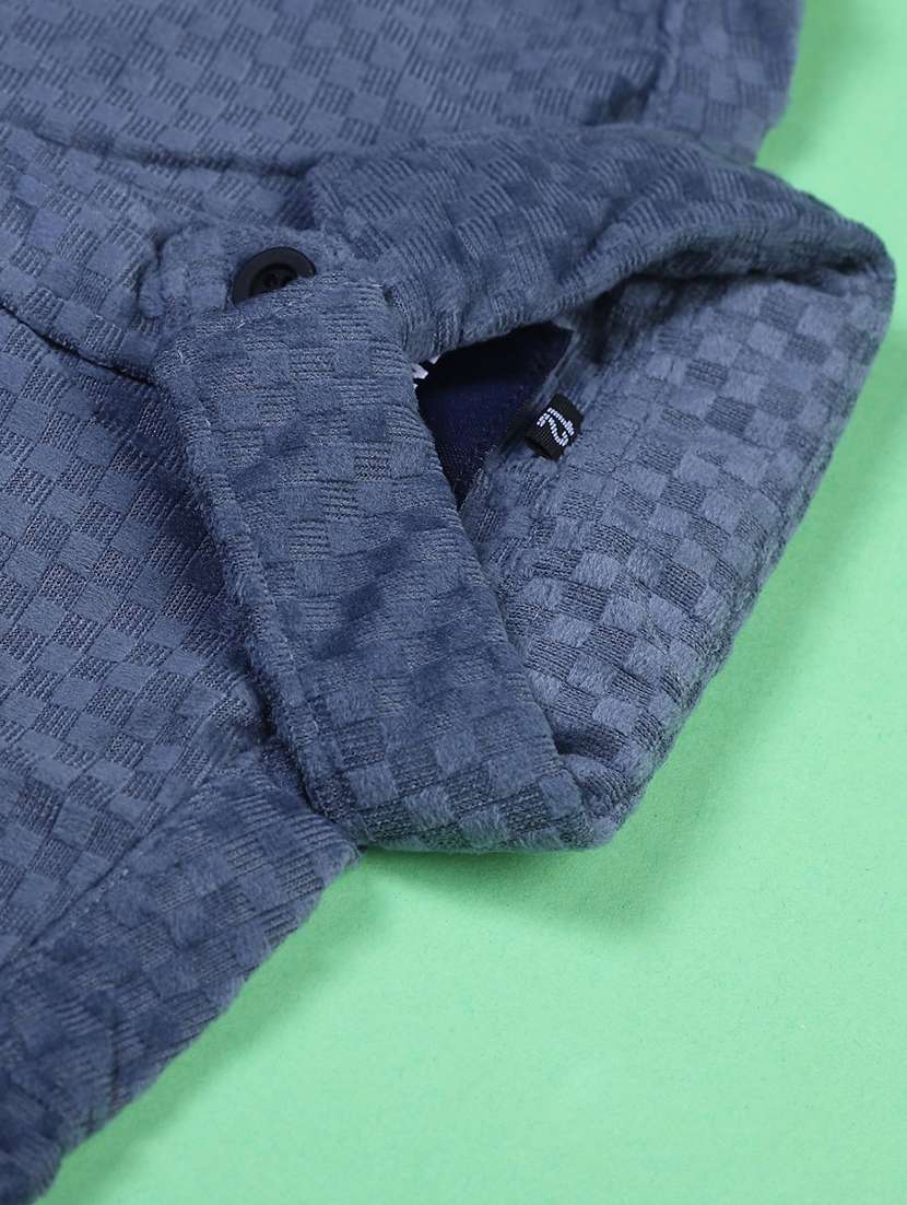 boys self design long sleeve casual shirt - 22028308 -  Standard Image - 2