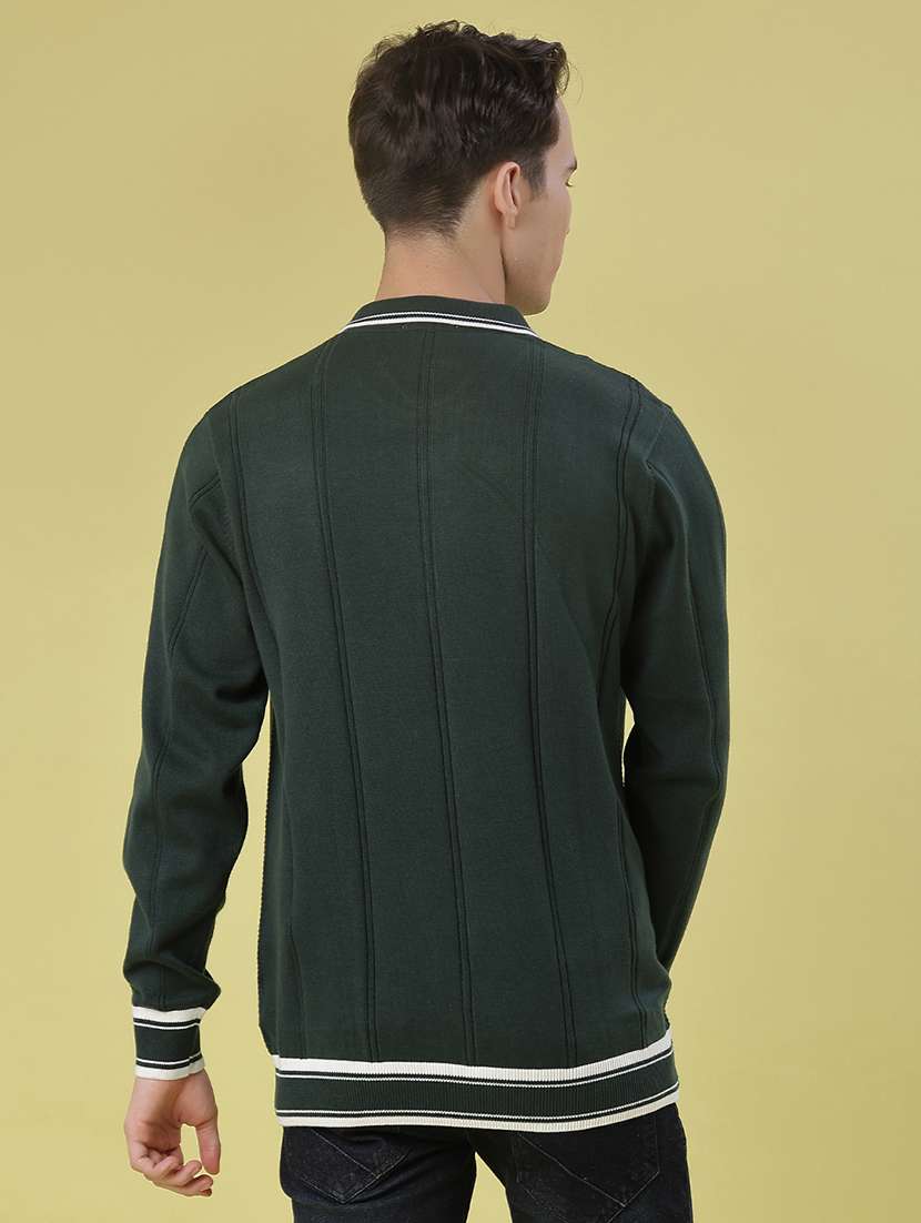 men self design long sleeve regular fit pullover  - 22028314 -  Standard Image - 2