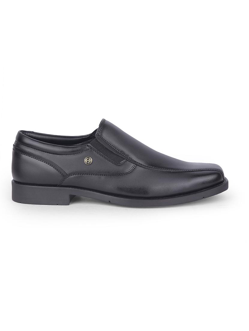 men solid slip on formal shoes - 22029092 - Standard Image - 2