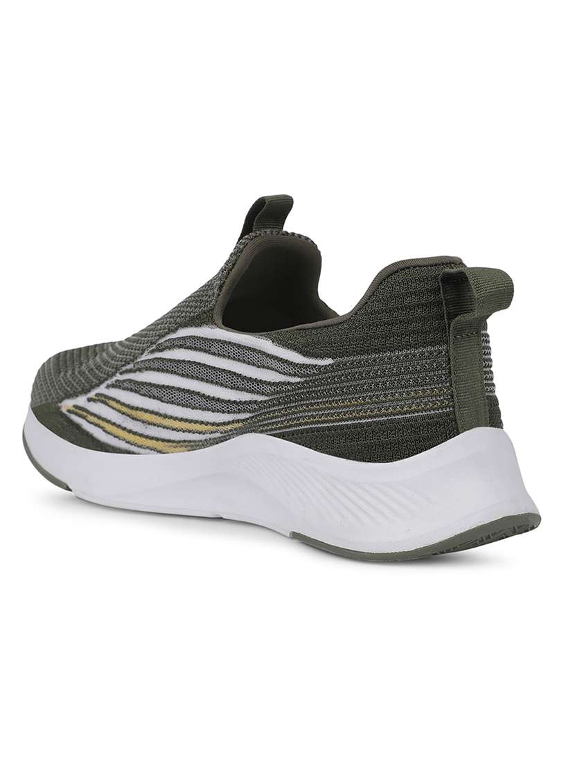 men olive slip on sport shoe - 22029107 -  Standard Image - 2
