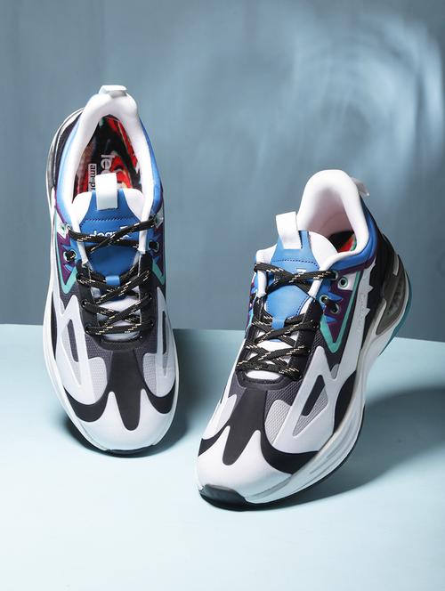 men white lace up sport shoe - 22029115 - Standard Image - 0