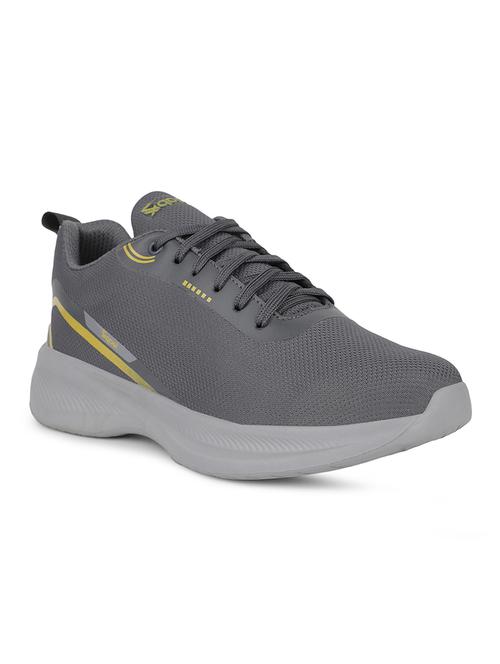 men grey lace up sport shoe - 22029138 -  Standard Image - 0
