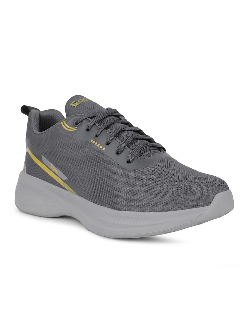 men grey lace up sport shoe - 22029138 -  Zoom Image - 0