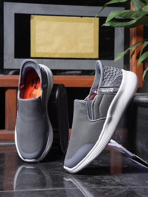 men grey slip on sport shoe - 22029139 - Standard Image - 0