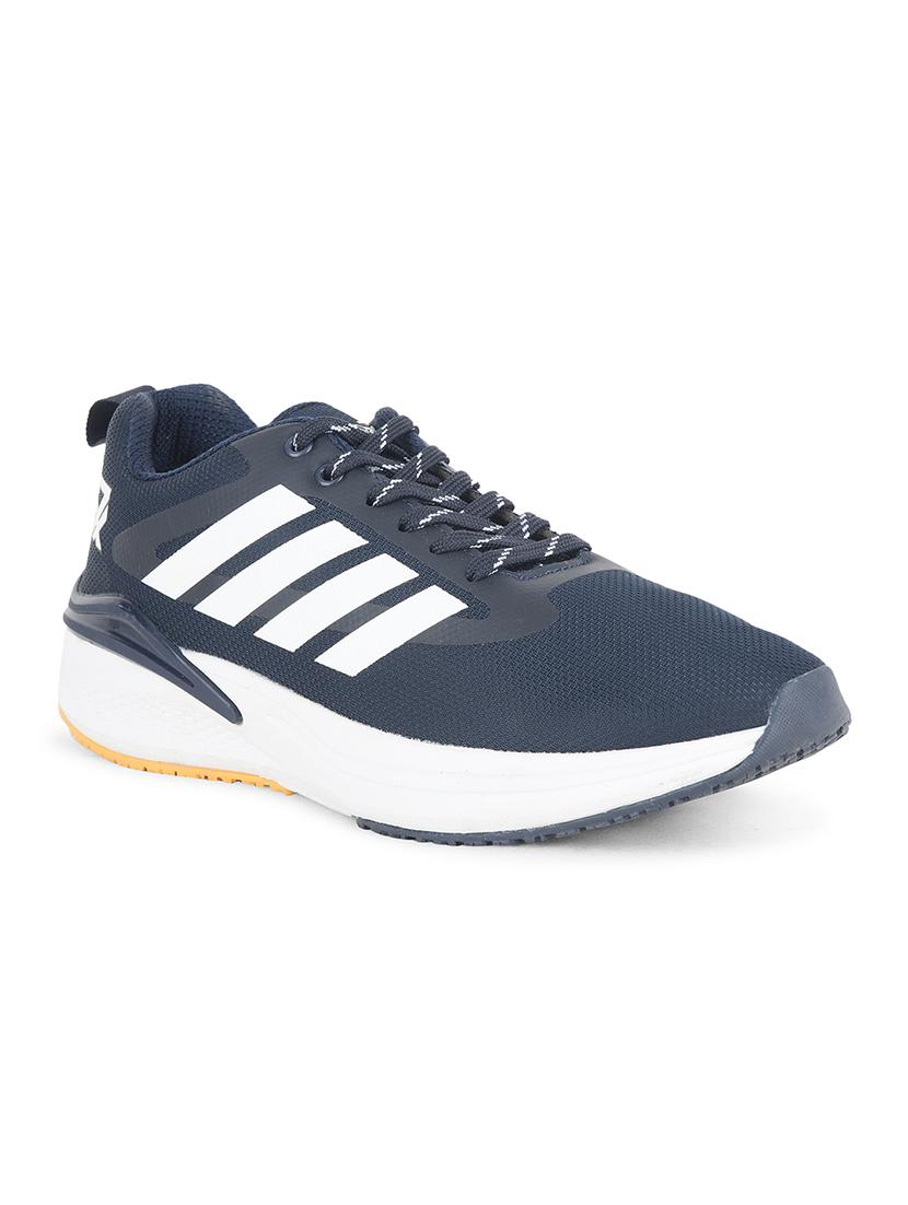 men navy blue lace up sport shoe - 22029162 - Standard Image - 2
