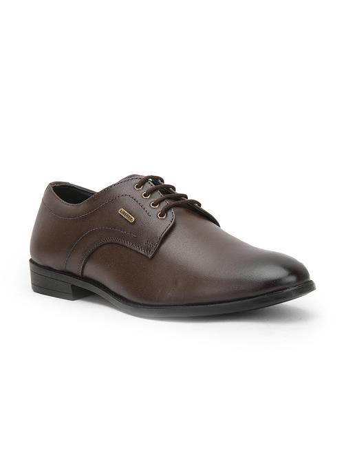 men brown lace-up derby - 22029186 - Standard Image - 0