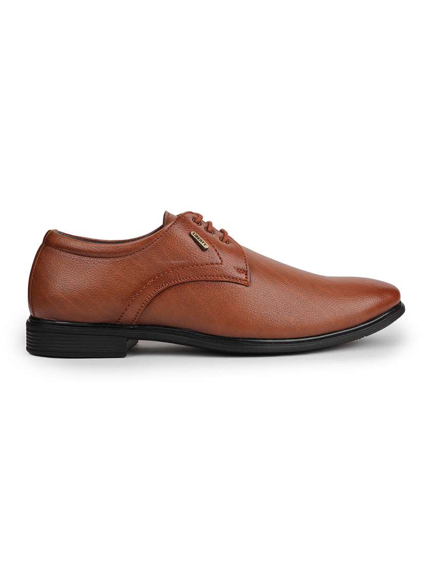 men tan lace-up derby - 22029205 -  Standard Image - 2