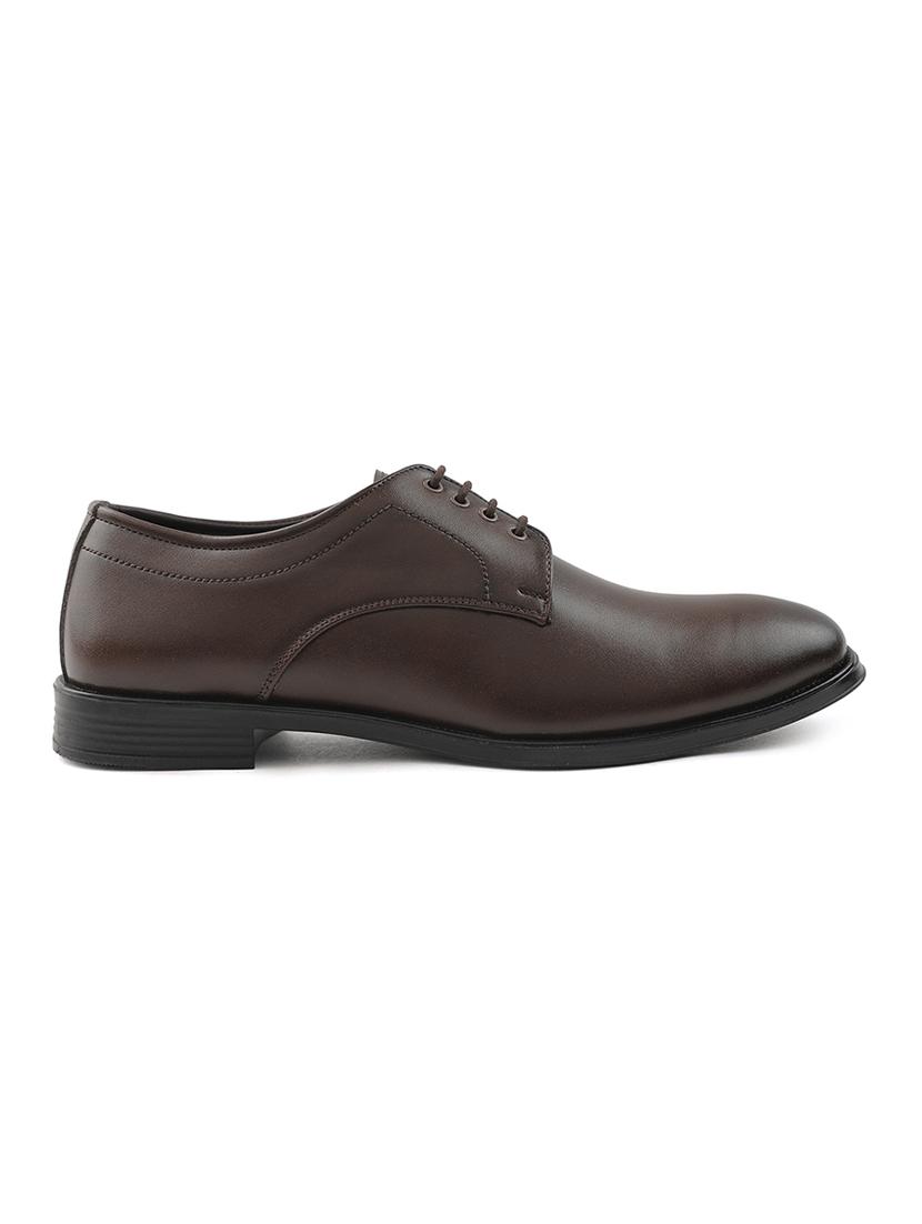 men brown lace-up derby - 22029211 - Standard Image - 2