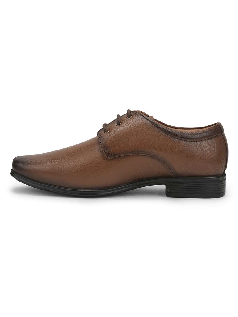 men tan lace-up derby - 22029221 -  Standard Image - 2