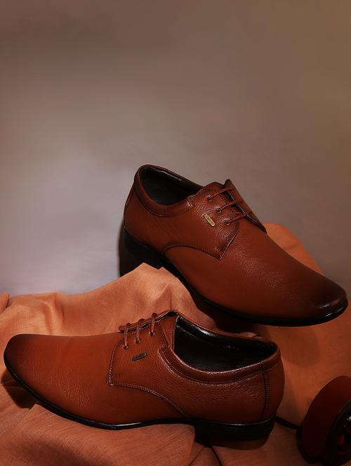 men brown lace-up derby - 22029226 - Standard Image - 0
