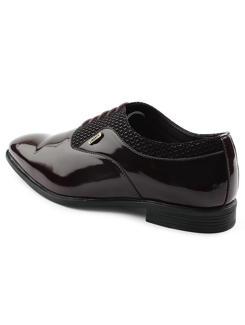 men brown lace-up oxford - 22029232 - Standard Image - 2