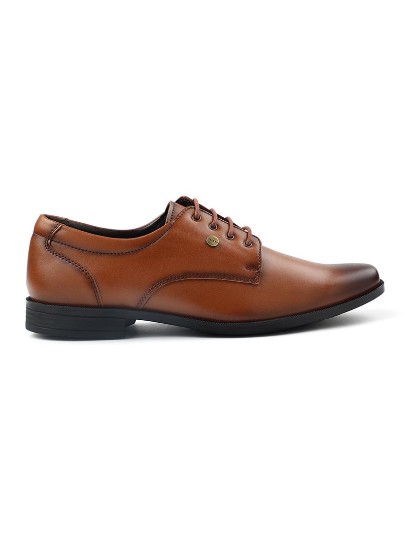 men tan lace-up derby - 22029236 - Standard Image - 2