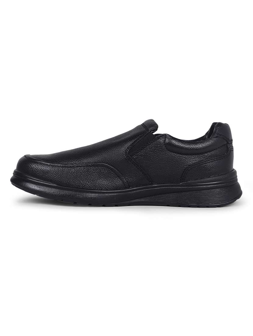 men solid slip on formal shoes - 22029254 -  Standard Image - 2