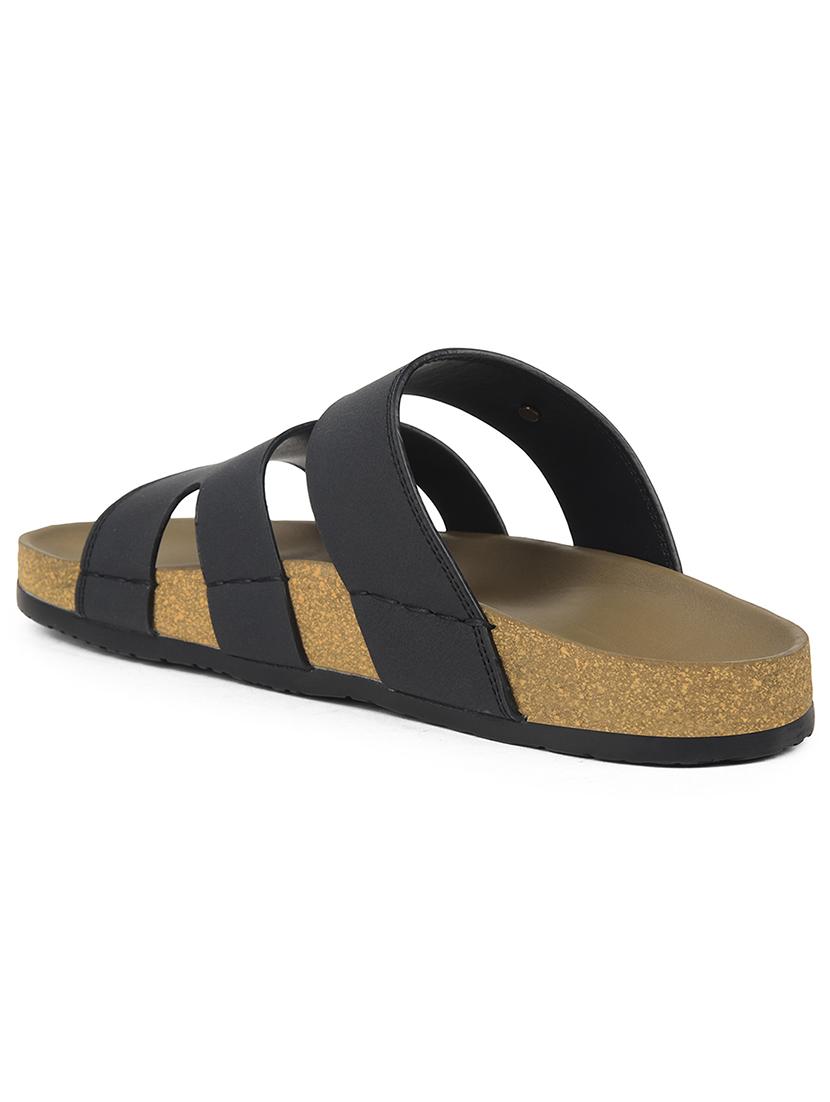 men solid slip on sandal - 22029298 - Standard Image - 2