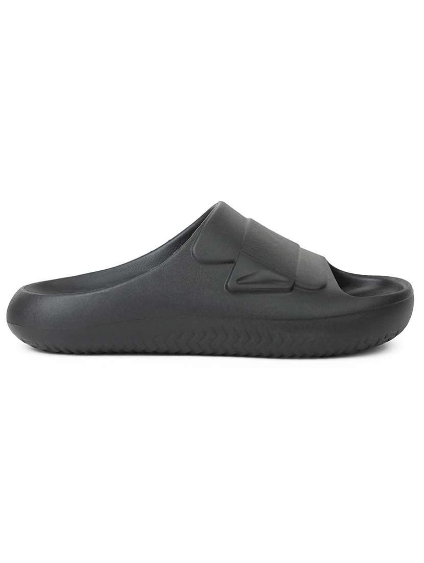men black slip on slider - 22029325 -  Standard Image - 2