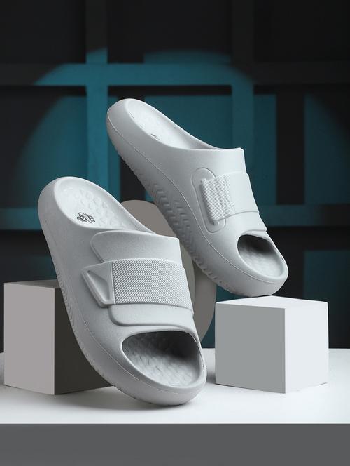 men grey slip on slider - 22029326 - Standard Image - 0