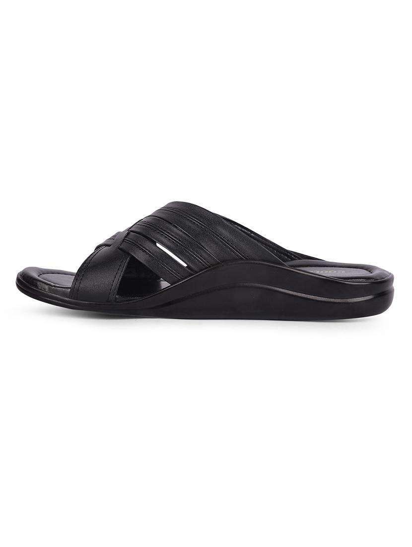 men solid slip on sandal - 22029331 - Standard Image - 2