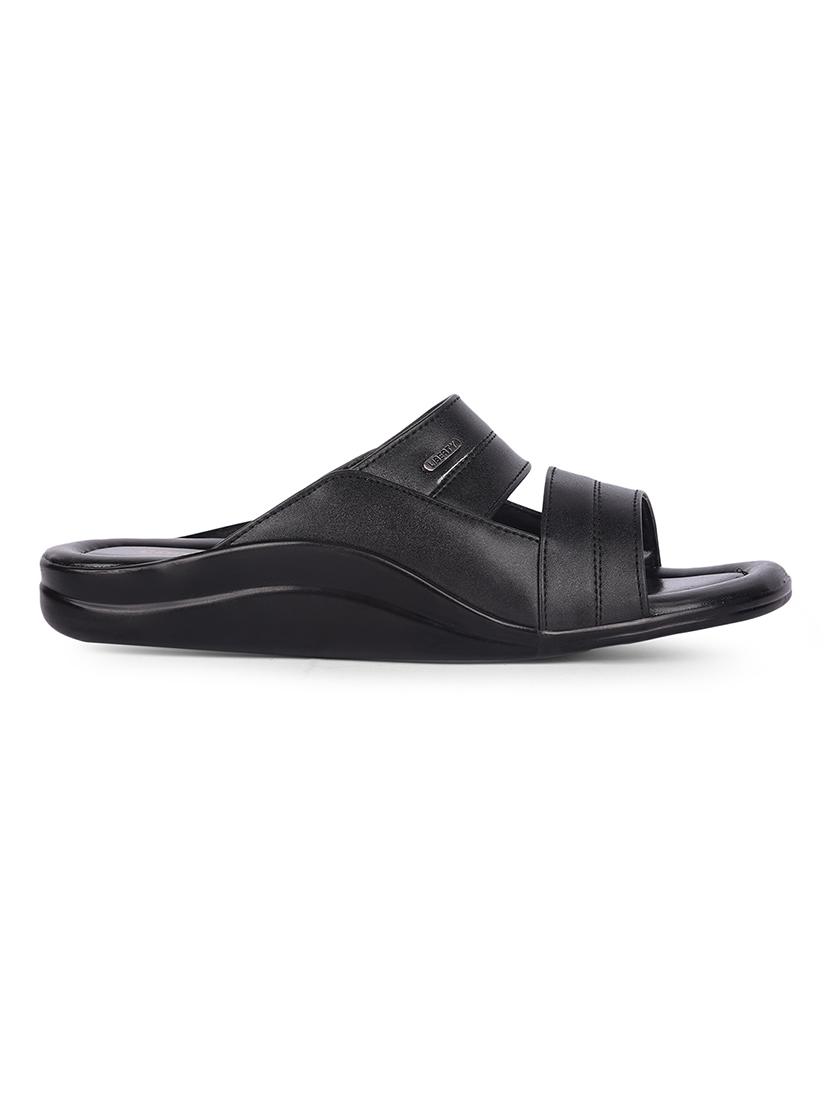 men solid slip on sandal - 22029332 - Standard Image - 2