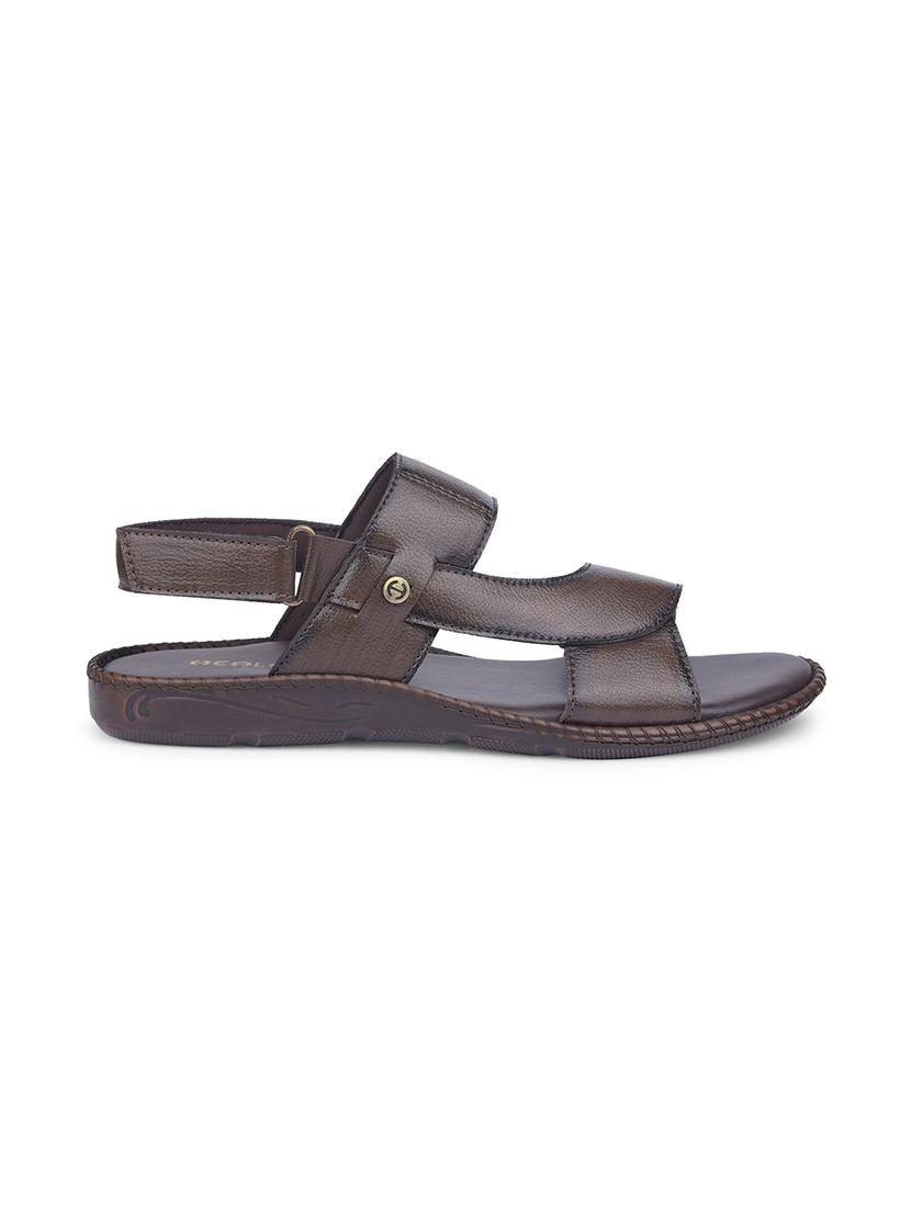 men solid back strap sandal - 22029340 - Standard Image - 2