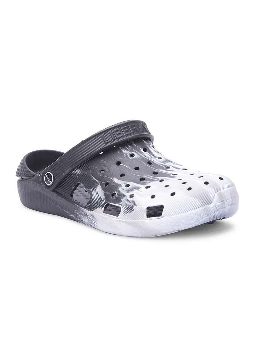 men printed slip on clogs - 22029351 -  Standard Image - 2