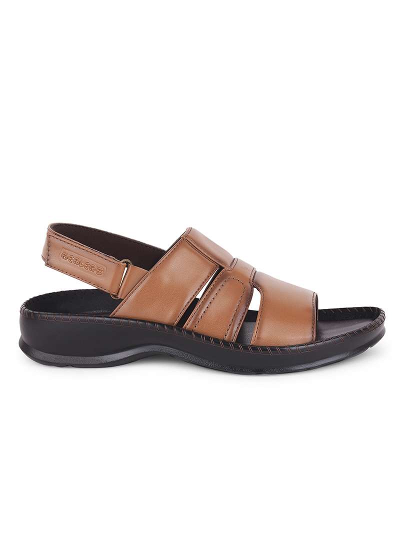 men solid back strap sandal - 22029369 -  Standard Image - 2