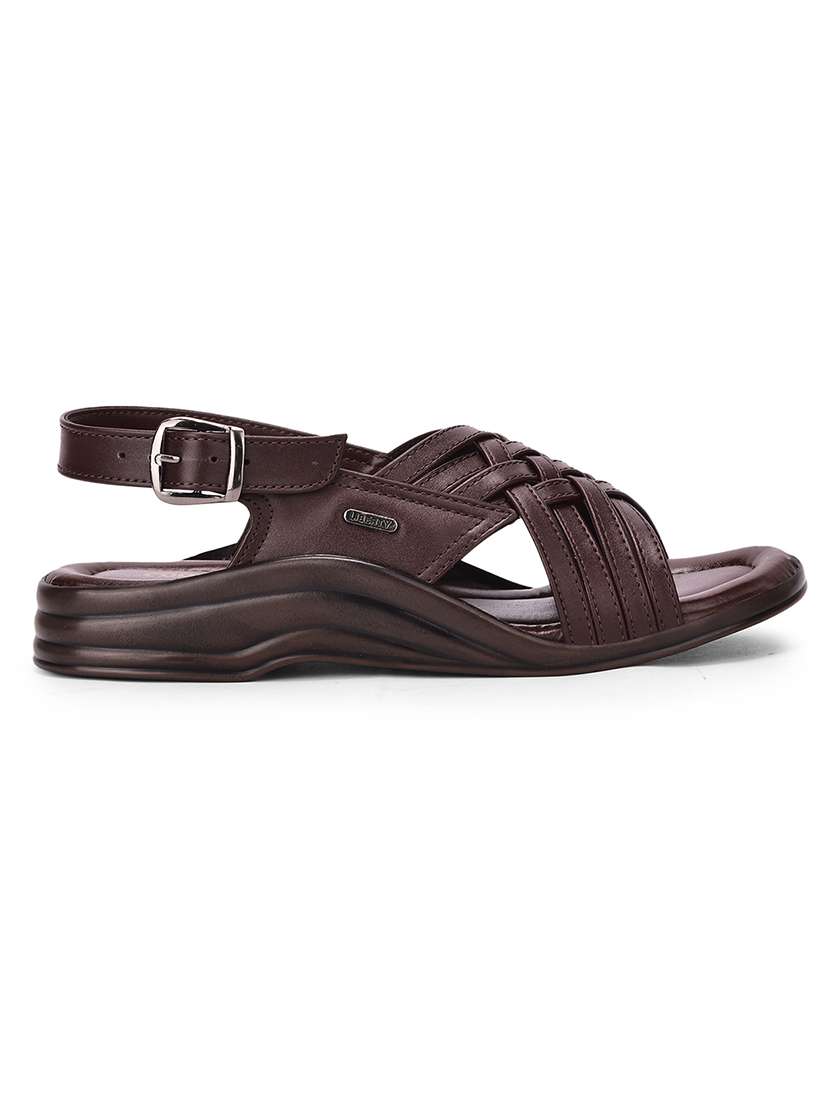 men solid back strap sandal - 22029372 -  Standard Image - 2