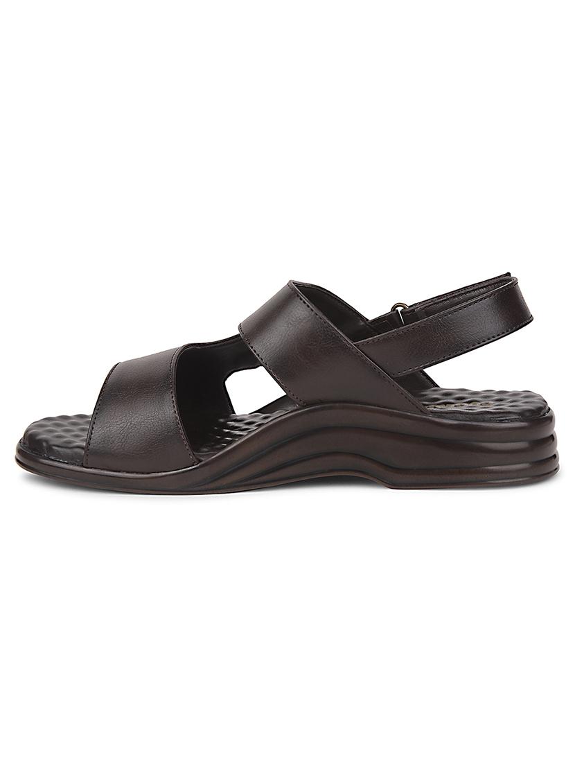 men solid back strap sandal - 22029374 - Standard Image - 2
