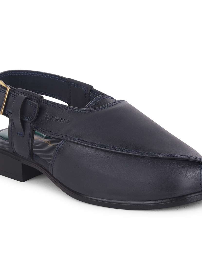 men solid back strap sandal - 22029375 -  Standard Image - 2