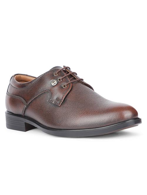 men brown lace-up derby - 22029384 - Standard Image - 0