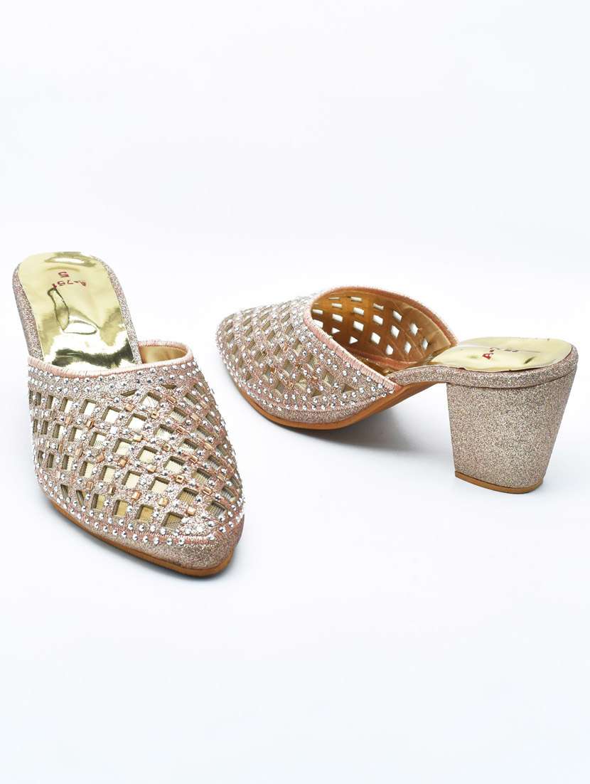 women embellished block heel mules - 22029455 -  Standard Image - 2