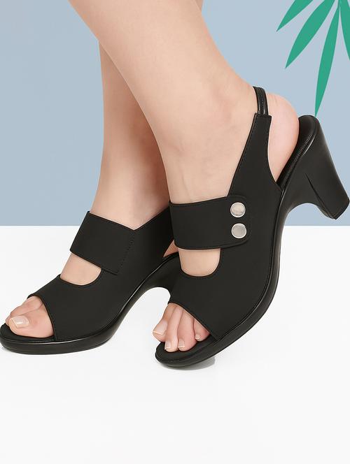 women solid back strap sandal - 22029466 - Standard Image - 0