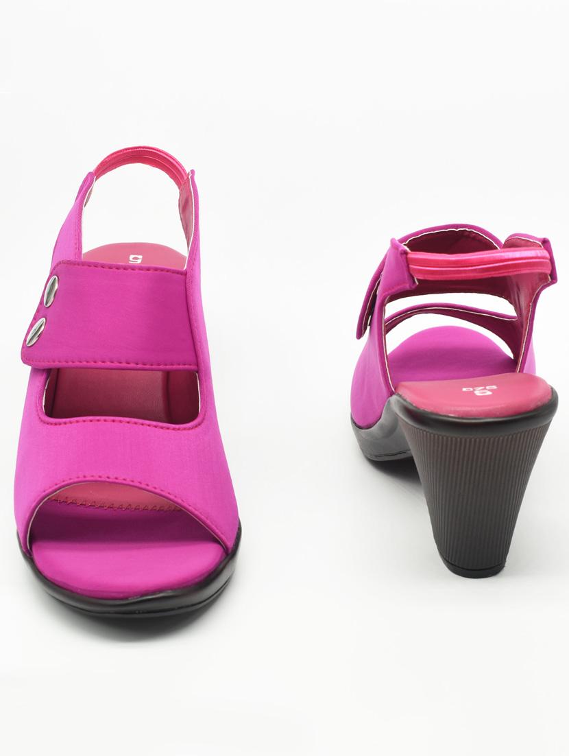 women solid back strap sandal - 22029468 - Standard Image - 2