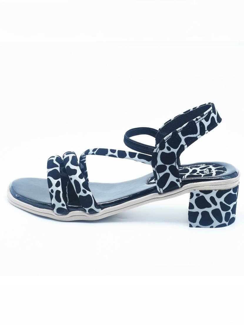 women animal print back strap sandals - 22029474 - Standard Image - 2