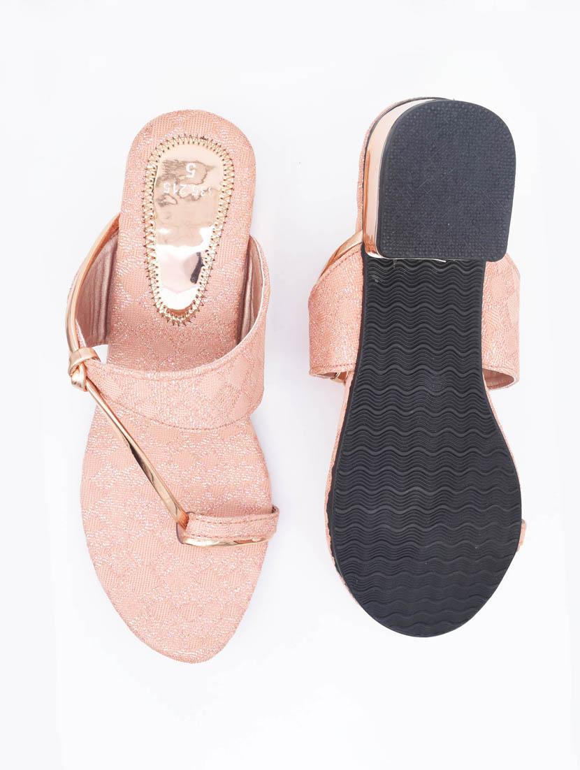 women solid slip on one toe sandal - 22029487 - Standard Image - 2