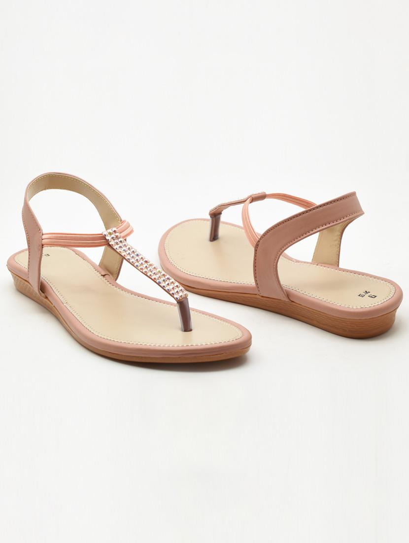 women embellished t-strap flats - 22029495 - Standard Image - 2