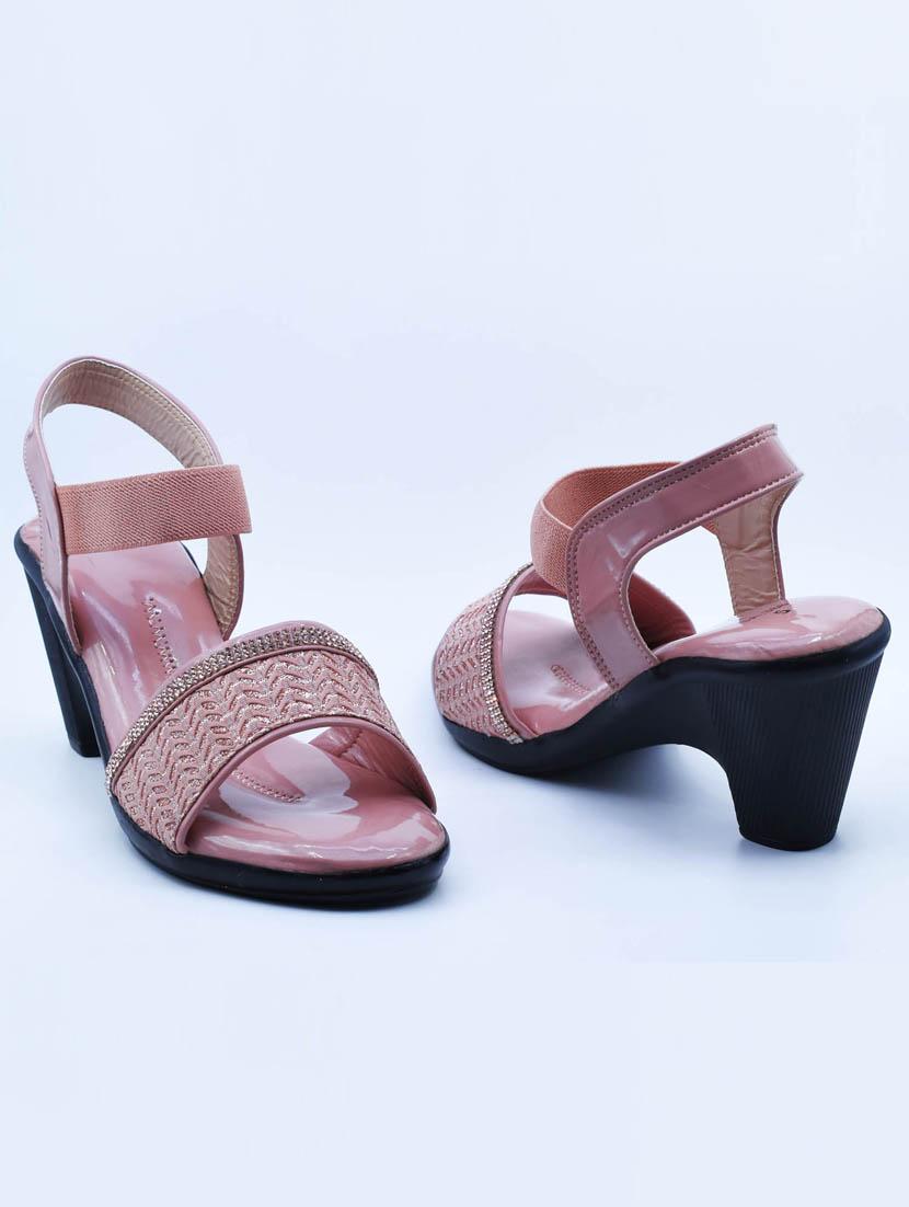 women solid back strap sandals - 22029500 - Standard Image - 2