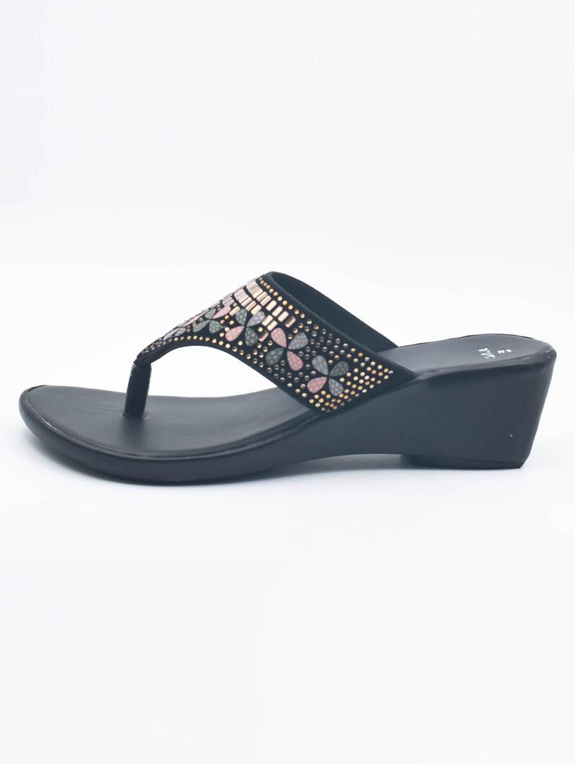 women embellished slip on wedges - 22029502 - Standard Image - 2