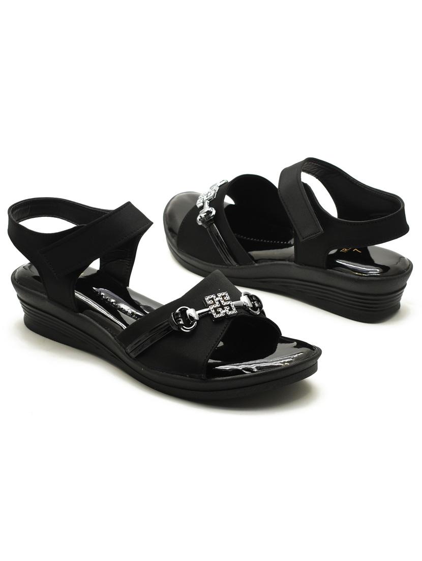 women solid back strap wedges - 22029532 - Standard Image - 2