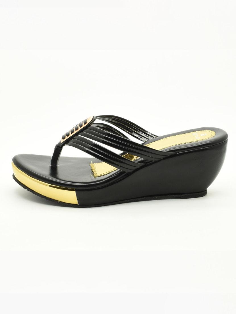 women solid slip on wedges - 22029546 - Standard Image - 2