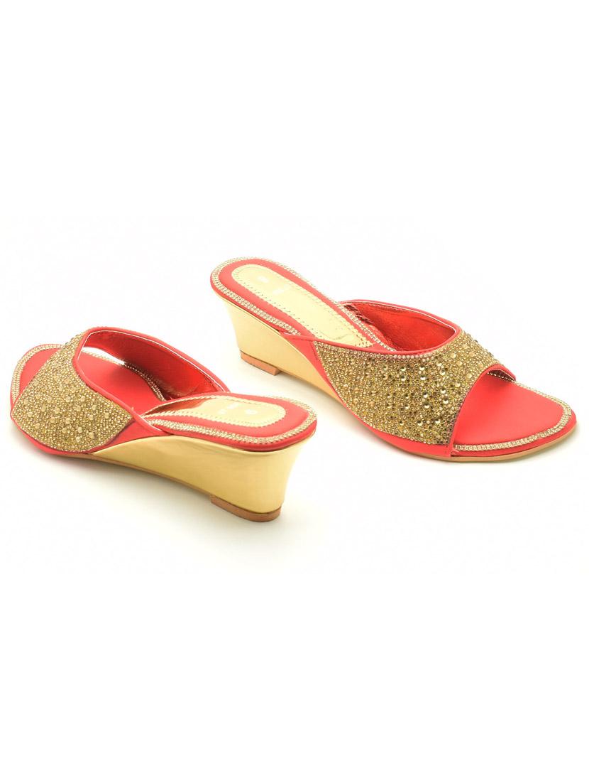 women embellished slip on wedges - 22029551 - Standard Image - 2